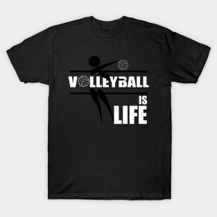 Volleyball Gifts, Life is Volleyball T-Shirt